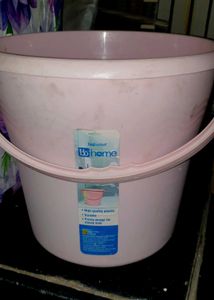 Durable Pink Plastic Bucket