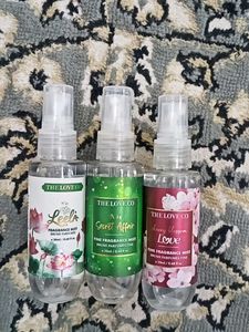 The Love Co. Fine Fragrance Mist Set