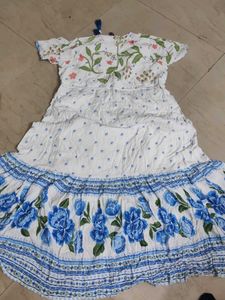 Boho Floral Print Midi Dress