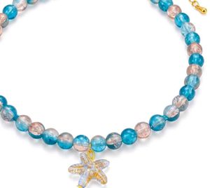 Boho Beaded Starfish Necklace