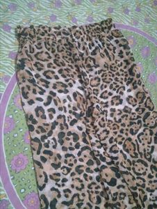 Leopard Print Palazzo Pants