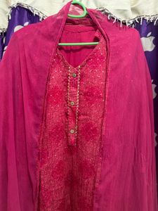 Beautiful Pink Kurta Set