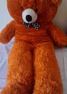 Orange Teddy Bear with Bowtie