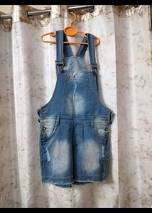 Denim dungaree