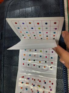 Fine Touch Colorful Bindi 💜💙💛