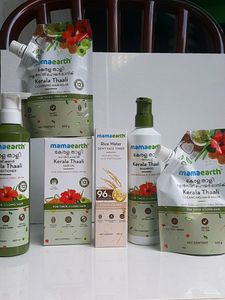 Combo Of Mamaearth 6 Shampoo, Mask &amp;cream,
