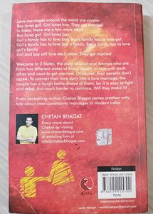 Chetan Bhagat 2 States Book