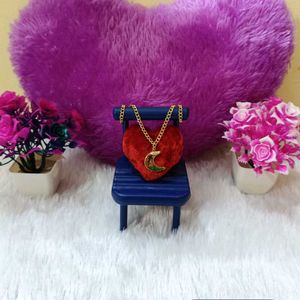 Crescent Moon Pendant Necklace