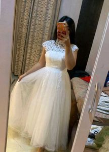 Price Drop 🎀Elegant White Lace Bridal Gown