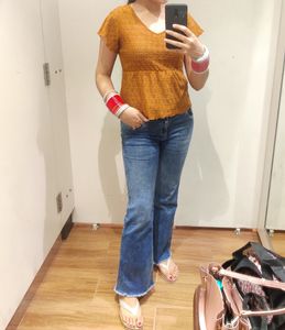 Beautiful Orange Crochet Top