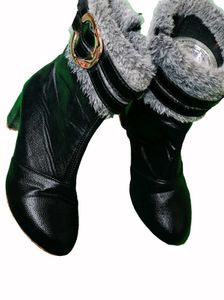 Women Casual Leather Long Boots