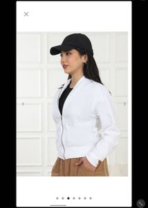 SHEIN Stylish White Jacket