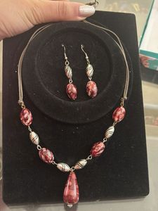 Necklace &amp; earrings with original box