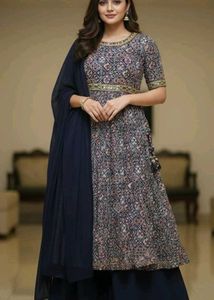 Ethnic nyra cat plazzo pant with Dupatta