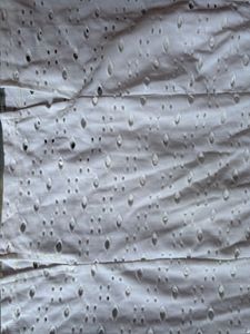 Chic White Eyelet Mini Dress🎀(not wore once)