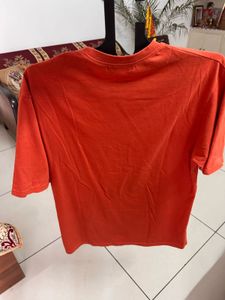 Orange Tiger Print T-Shirt