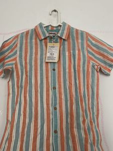 Men's Striped Short Sleeve Shirt