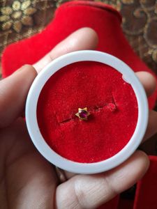Star Nose Pin with Ruby