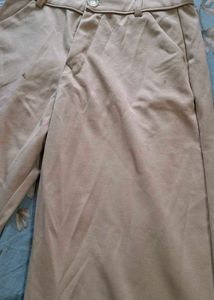 Beige Formal Pants | Essential trouser