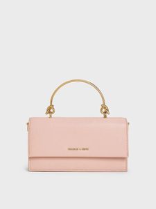 Charles and Keith Pastel Pink Handbag