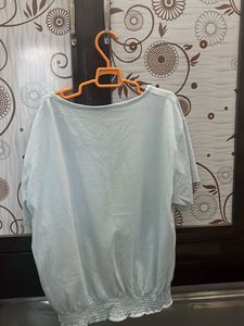 Light Blue Graphic T-Shirt