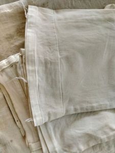 Versace white low rise jeans
