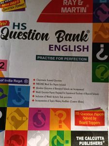 HS Question Bank English by Ray & Martin