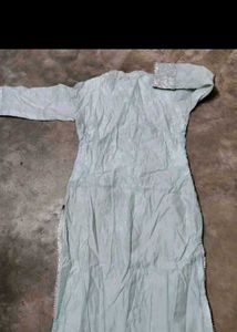 Elegant Mint Green Embroidered Kurta