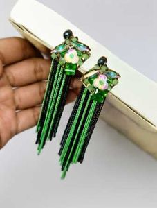 Statement Tassel Drop Earrings