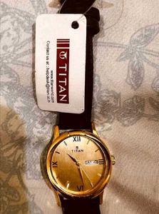 Titan Classic Gold Watch
