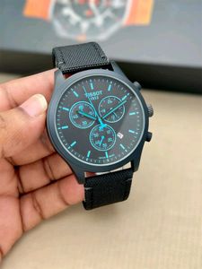 TISSOT PREMIUM QUALITY MENS WATCH LEATHER STRAP
