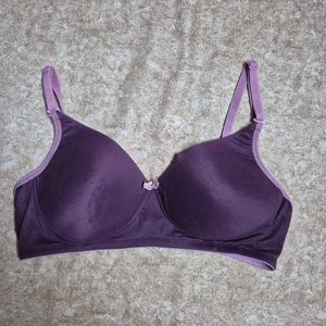 purple soft lightly padded bra 💜🔮