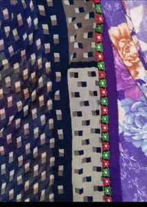 Vibrant Pink &amp; Purple Saree