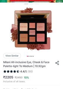 🎉Sale Milani All lnclusive Eye, Cheek Blushes