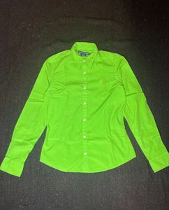 Ralph Lauren Lime Green Button-Up Shirt