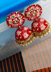 Traditional Indian Jhumka Earrings