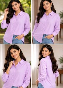 Lavender Stylish &amp; Comfortable Shirt for women