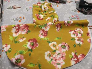 Floral Print Girls Dress with freebie