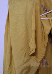 Yellow Embroidered Kurta Set