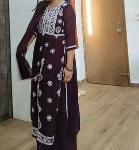 Elegant Embroidered Kurta Set