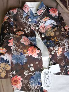 Floral Print sherwani