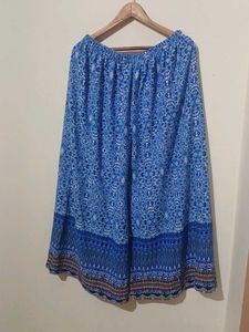 Blue Printed Kurta set