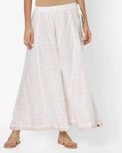 Biba’s Elegant White Palazzo Pants