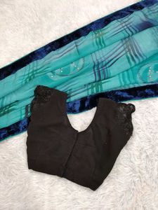 Embroidered Combo of Silk Sarees with Blouse