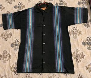 Mens T Shirt- Trendy Blue Strips🦋