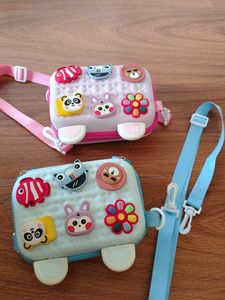Cute Kids Pink Cartoon Crossbody Bag (any 1 )