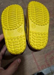 Cute Yellow Mickey Mouse Clogs