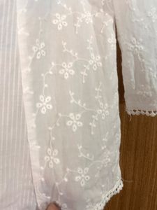White Cotton Top From Mall