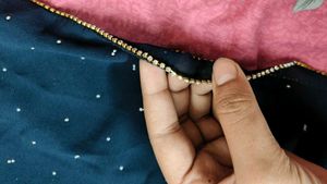 Premium Dupatta with Rhinestone and Diamon