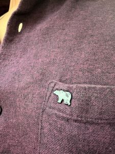 the Bear house Men's Purple Flannel Shirt